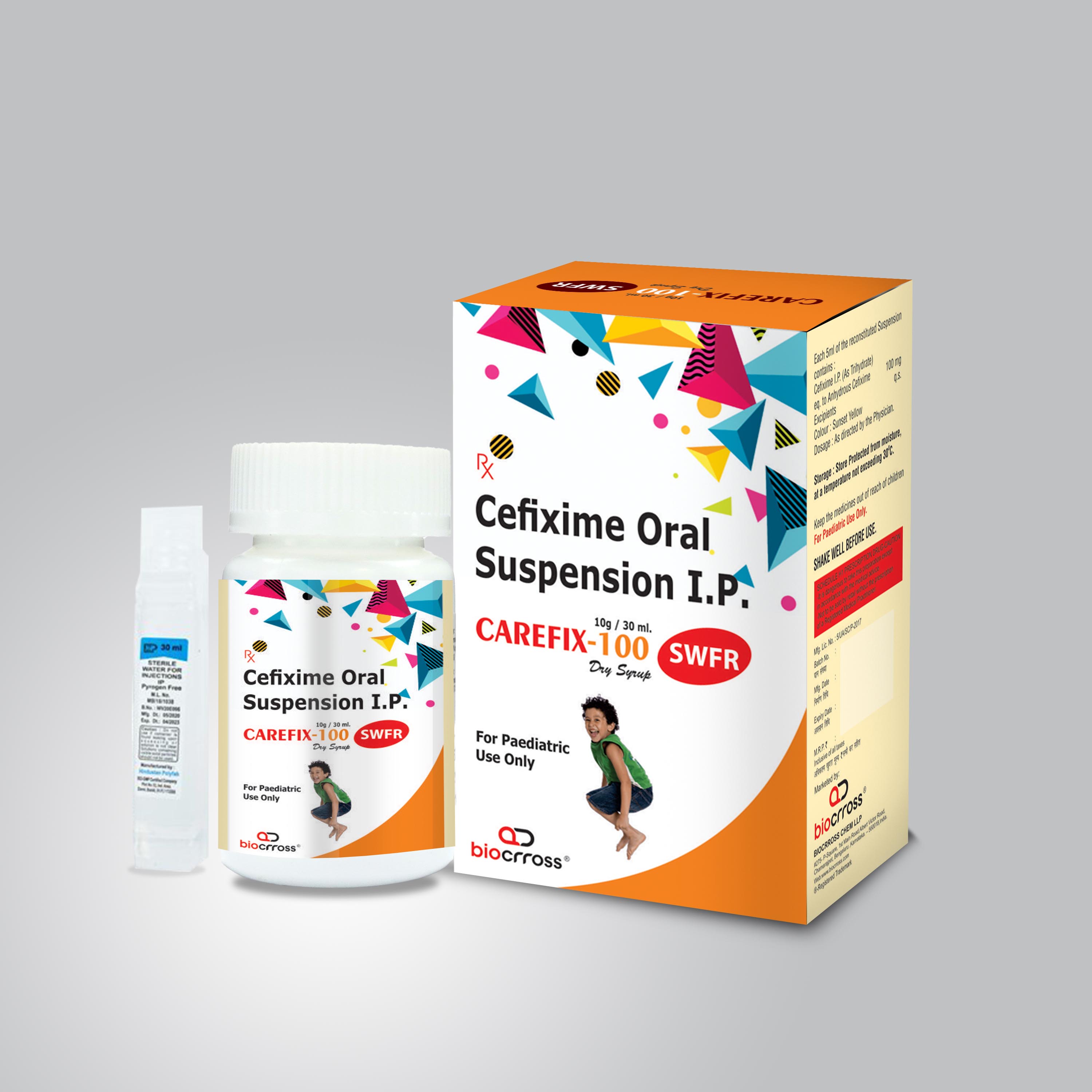 CAREFIX 100MG DRY SYP