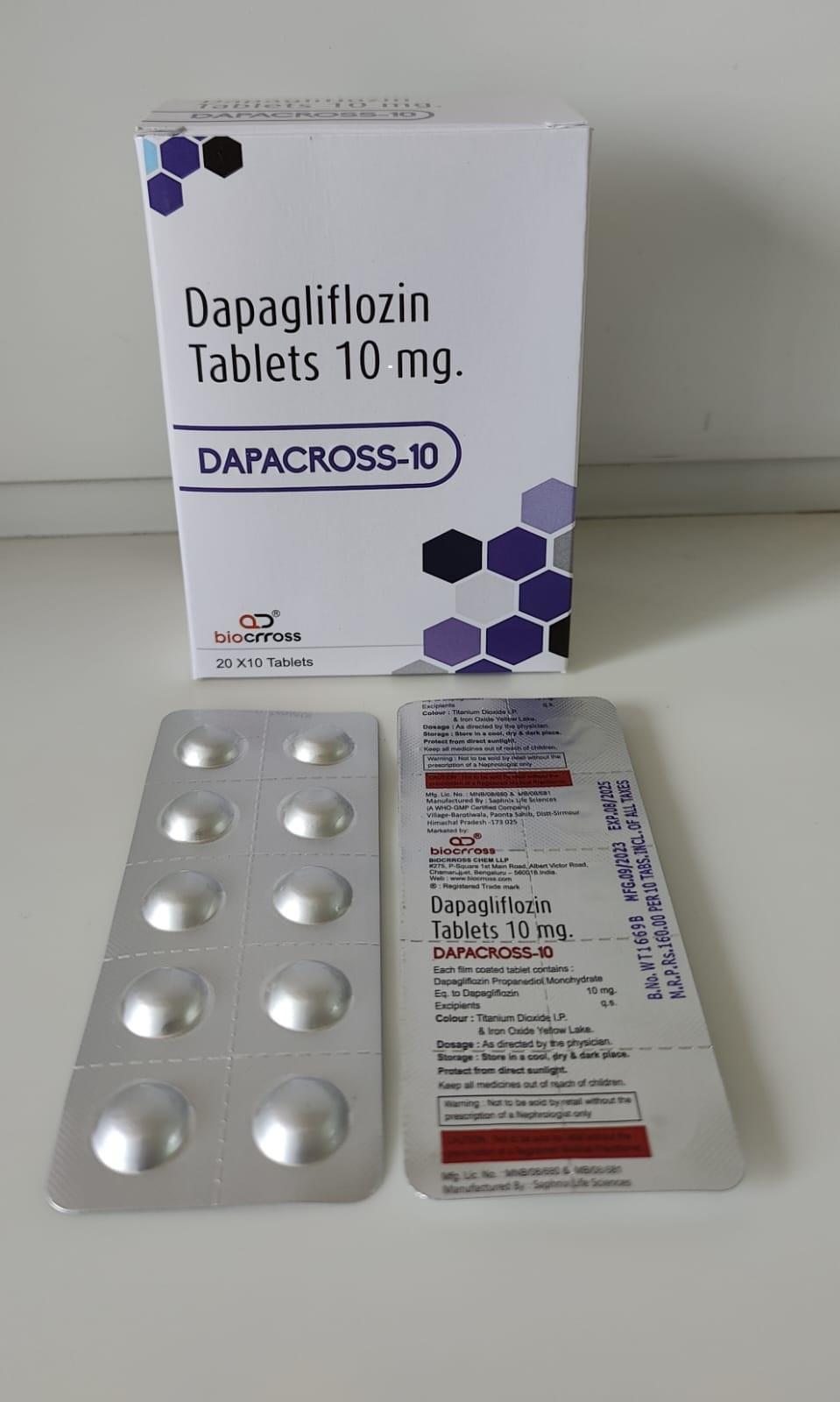 DAPACROSS-10MG TAB