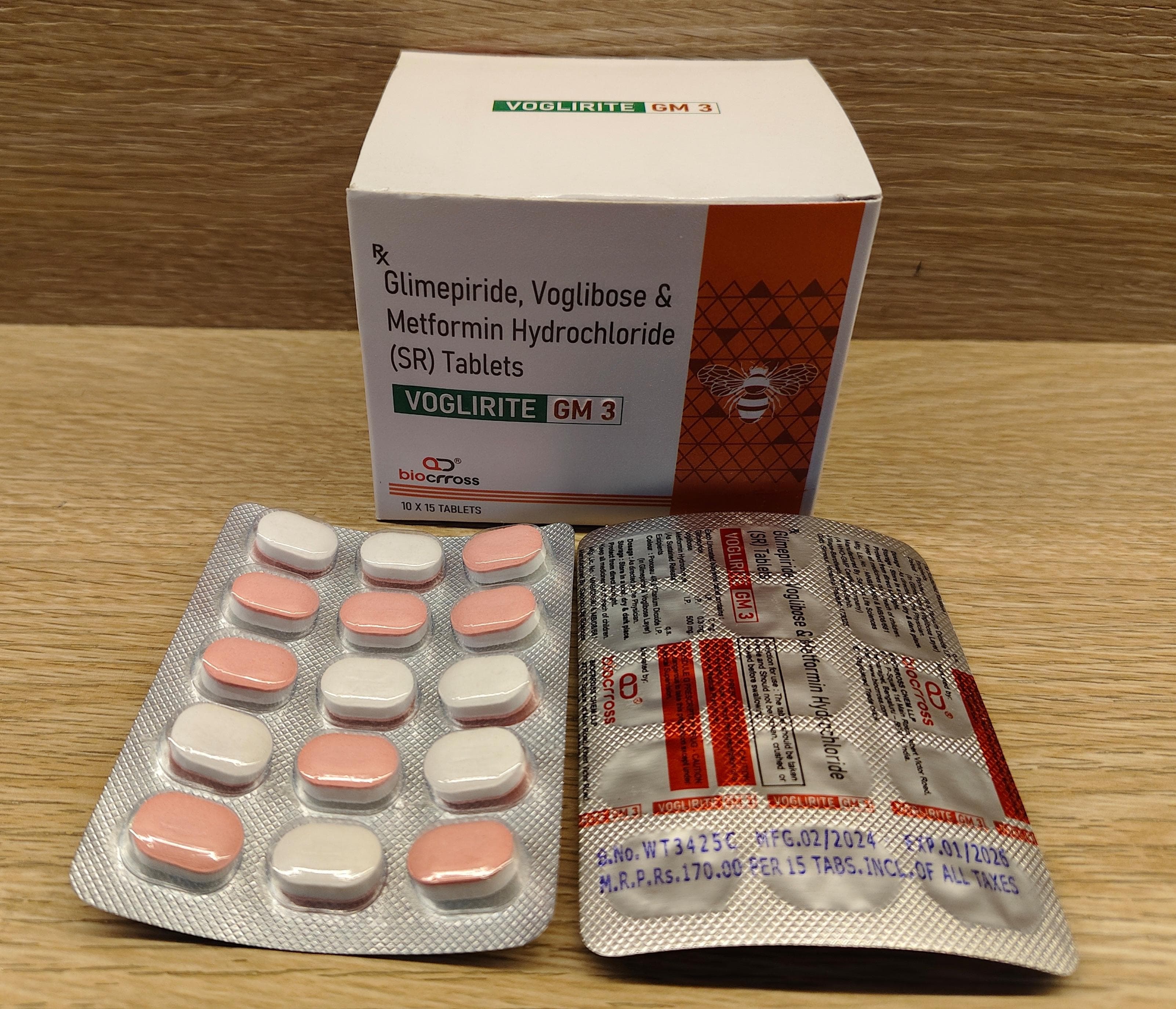 VOGLIRITE-GM3 TABS