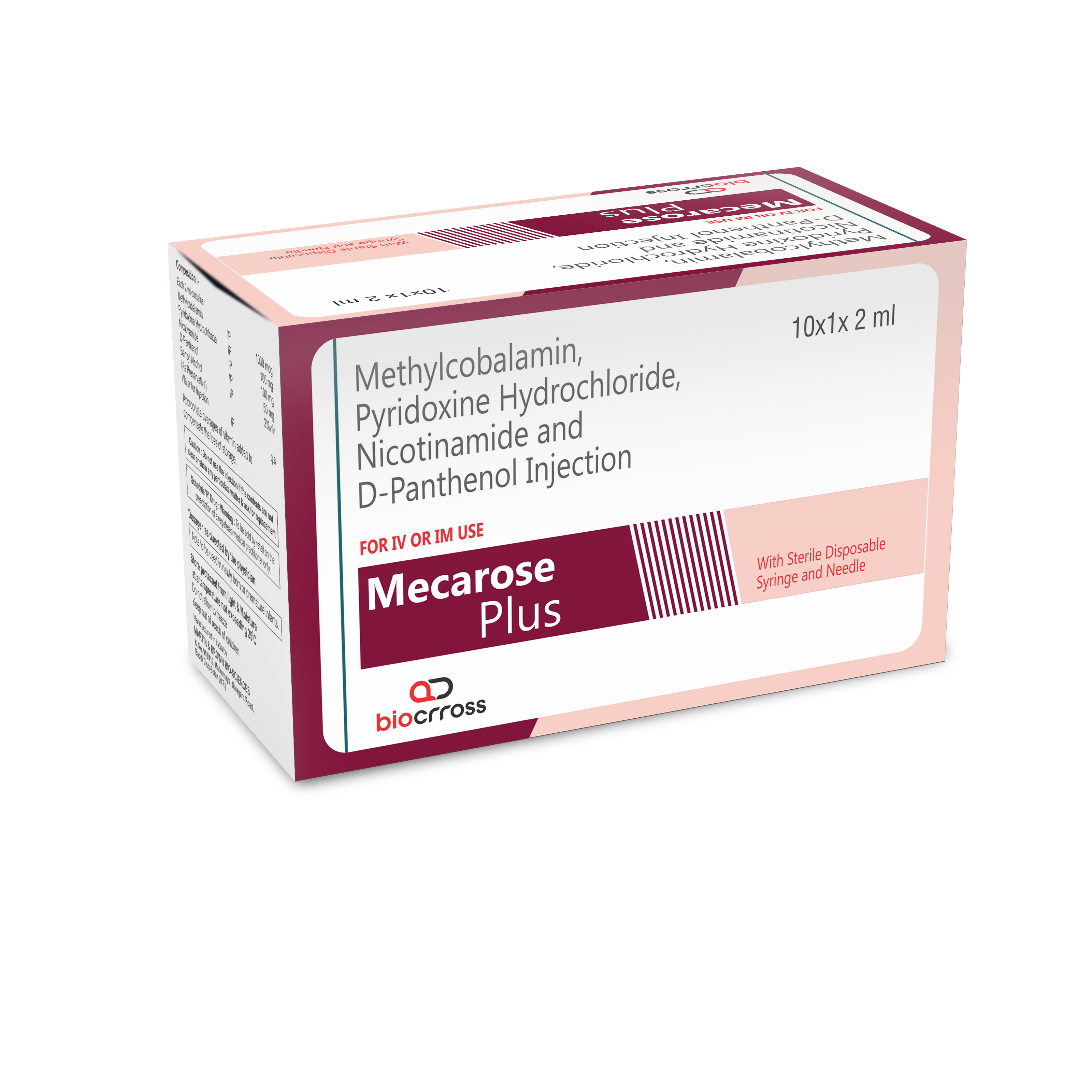MECAROSE PLUS2ML INJ +SYRNG